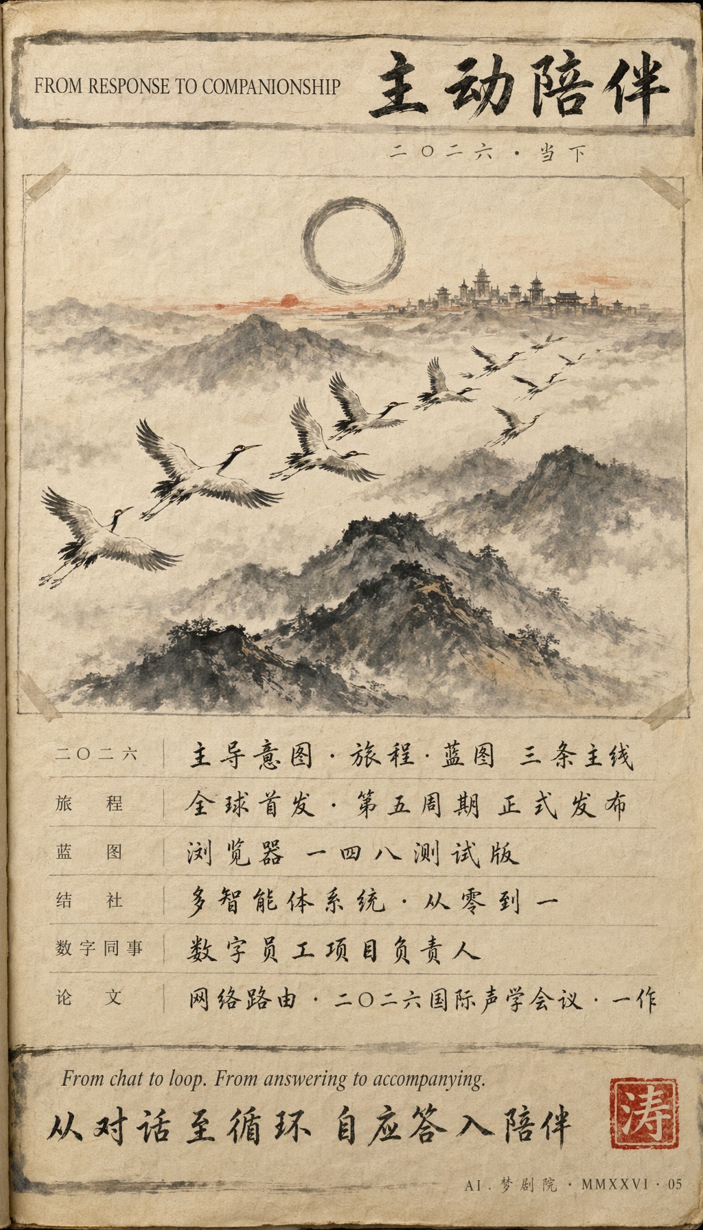 主动陪伴 — 2026 · 当下